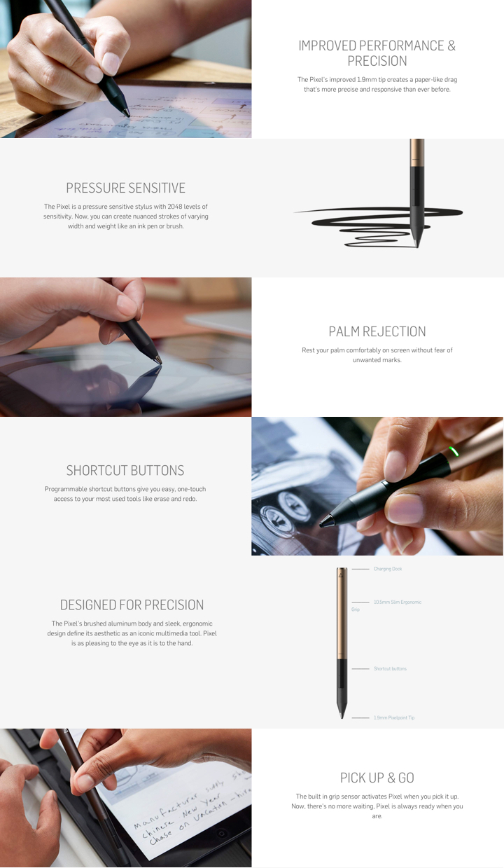 Adonit Pixel Features
